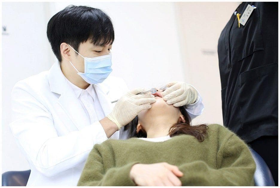 치과 미백은 얼마나 밝아지나요 사진.